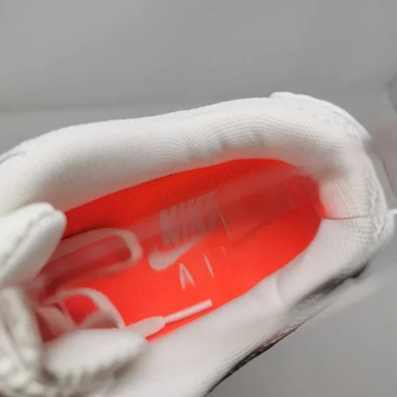 Nike Air Max 90 Premium White Athletic Sneakers - Picture 9 of 14